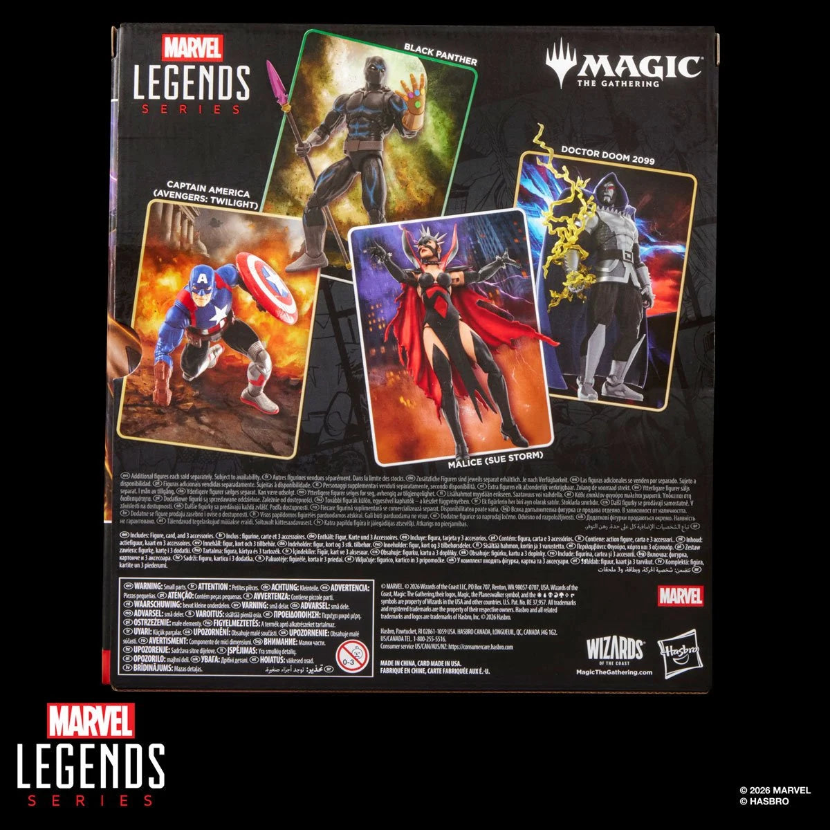 HASBRO - Marvel Super Heroes Magic: The Gathering Marvel Legends Series Malice (Sue Storm) 6-Inch Action Figure