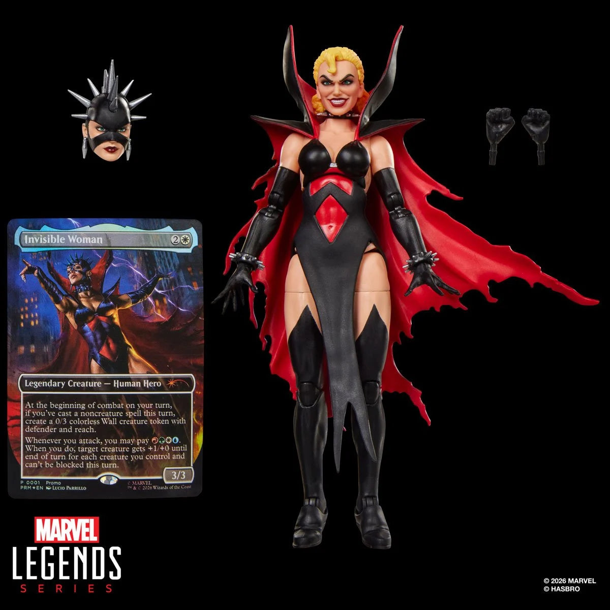 HASBRO - Marvel Super Heroes Magic: The Gathering Marvel Legends Series Malice (Sue Storm) 6-Inch Action Figure